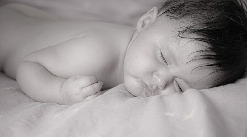 baby, child, infant, birth, small child, face, sleep, black white, asleep, boy