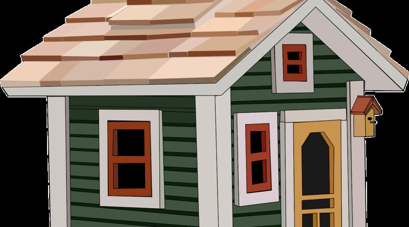 cottage, house, home