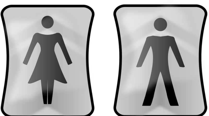 toilets, pictorial toilet, sign, male, female
