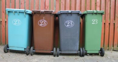wheelie bin, garbage, rubbish