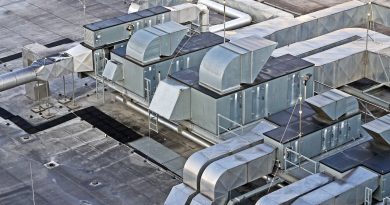 hall roof, ventilation, air conditioner