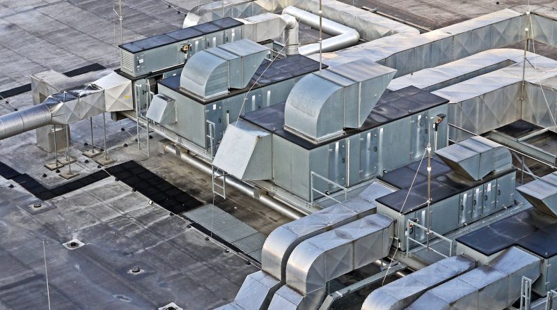 hall roof, ventilation, air conditioner