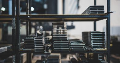 warehouse, steel, metal