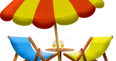 Beach Furniture Umbrella Chair  - AnnaliseArt / Pixabay