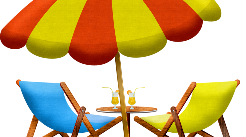 Beach Furniture Umbrella Chair  - AnnaliseArt / Pixabay