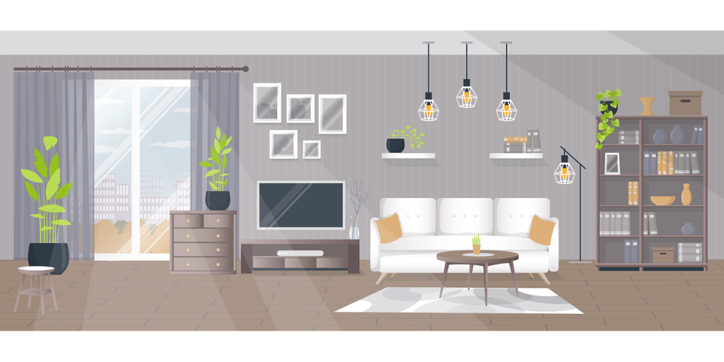 Living Room Interior Design Salon - dandelion_tea / Pixabay