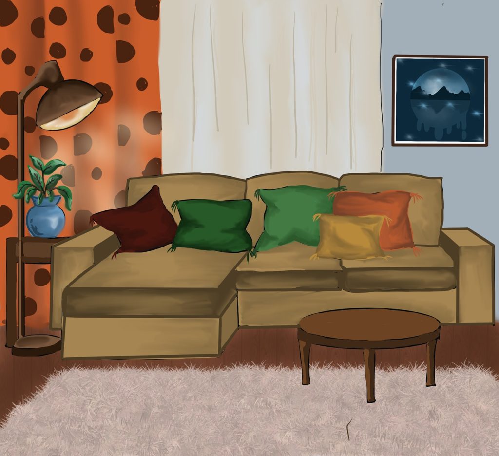 Living Room Sofa Interior Design - Ztasel / Pixabay