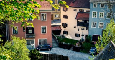 Town Buildings Street Road Alley  - fietzfotos / Pixabay